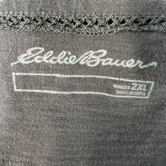 Eddie Bauer T-Shirt Womens 2XL 100% Cotton Basic Baselayer Minimalist Capsule - Picture 5 of 8